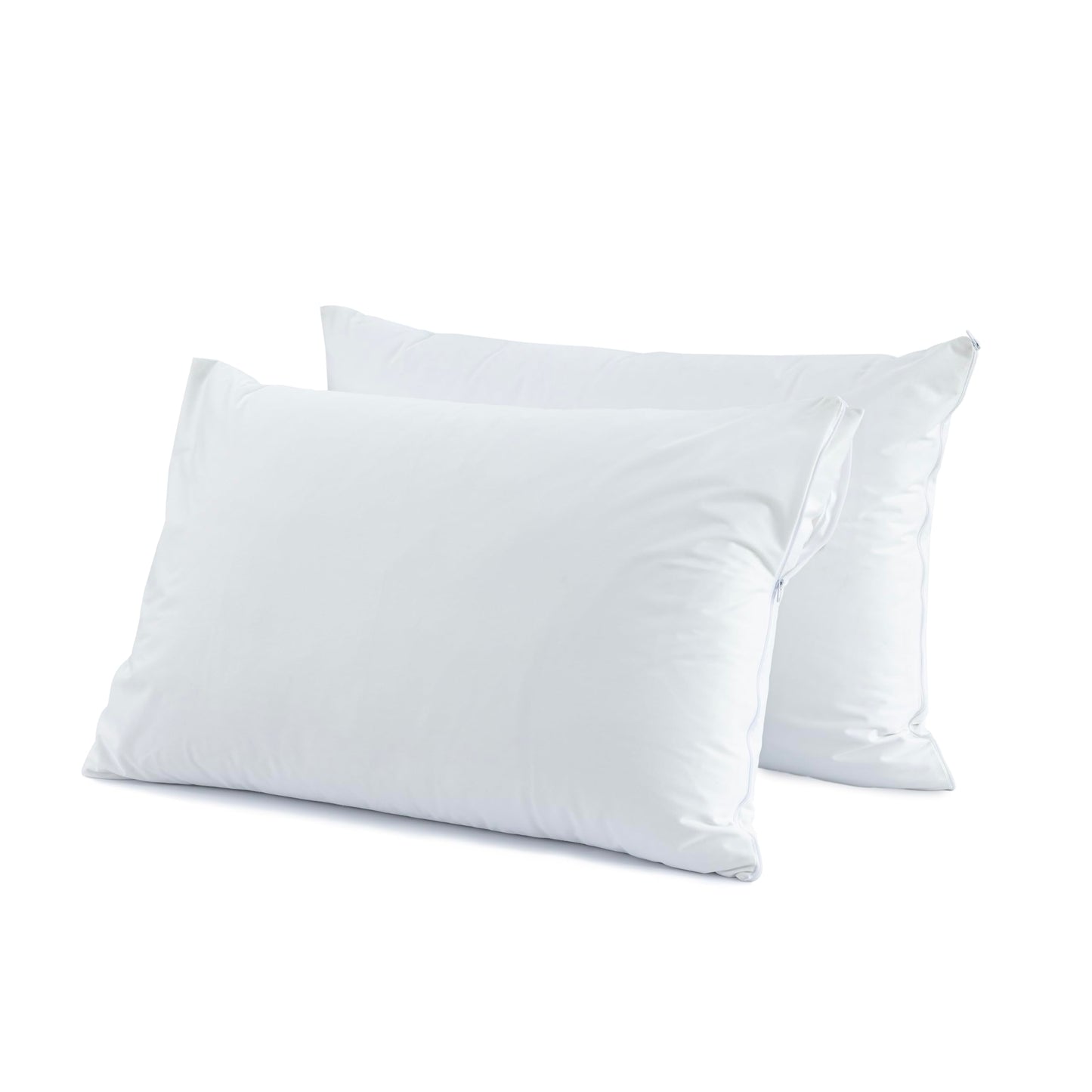 Waterproof Pillow Protectors with Zipper,2 Pack