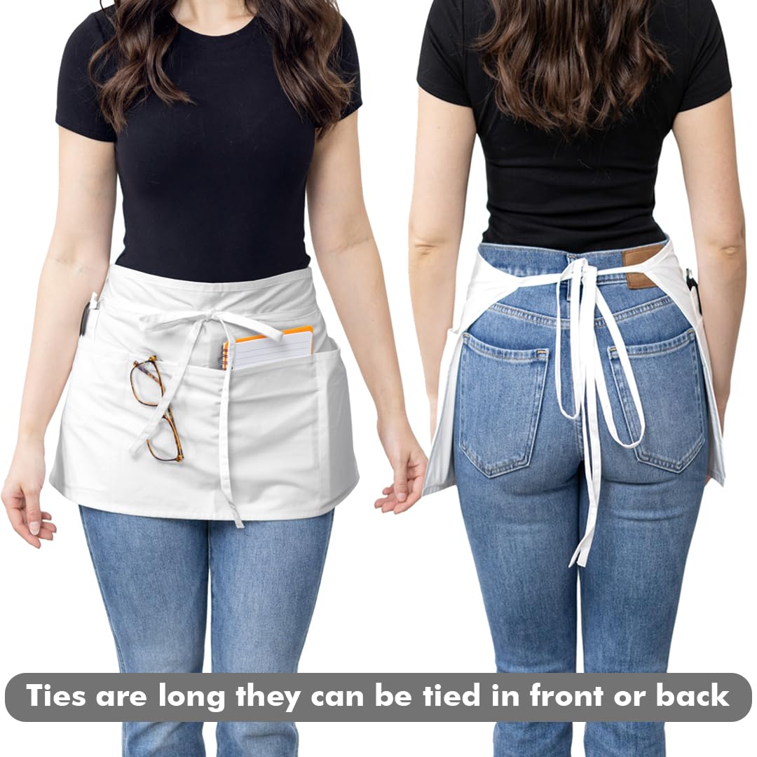 Half Waist Apron Black