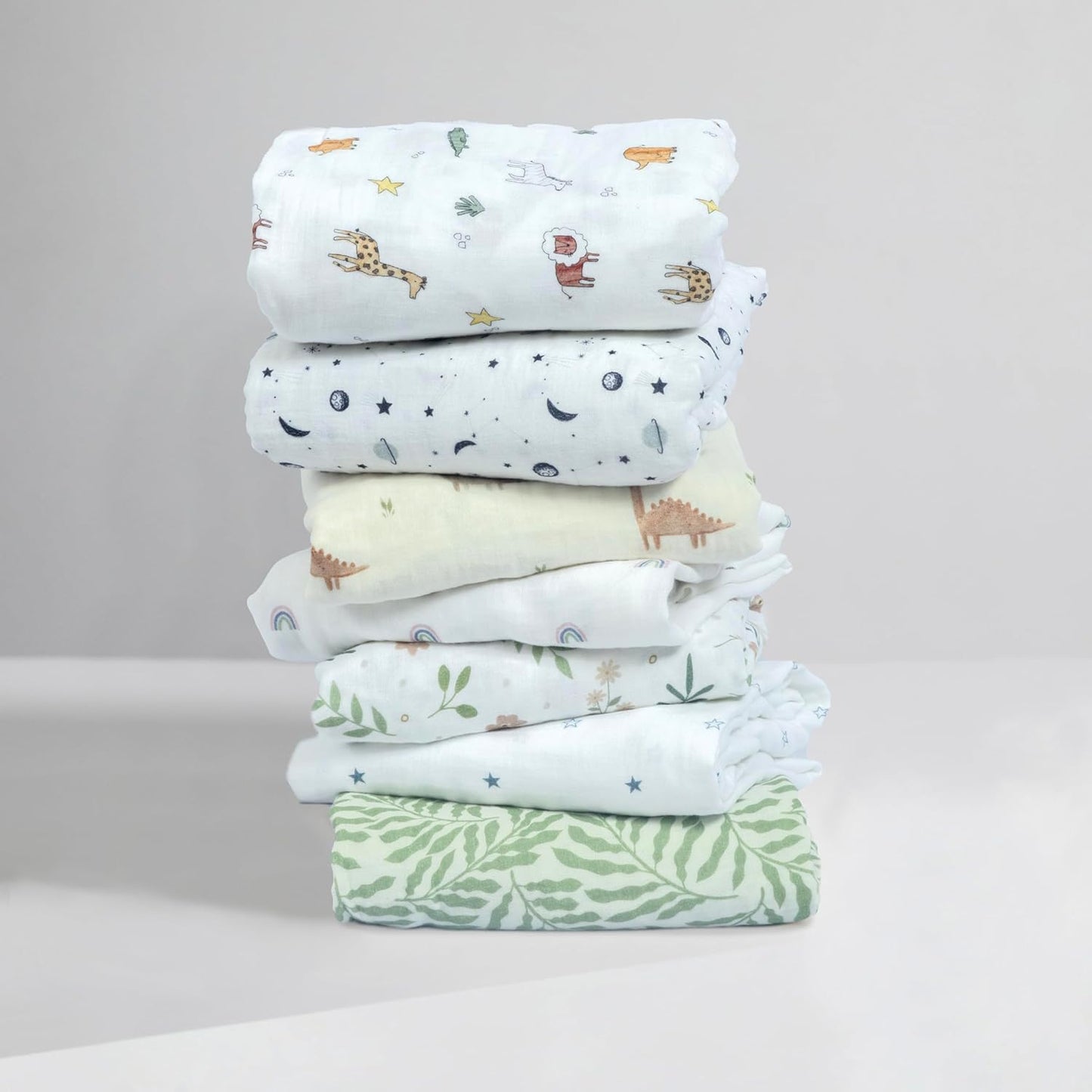 Standard Muslin Crib Sheet, 1-Pack, 100% Cotton for Unisex | Rainbow