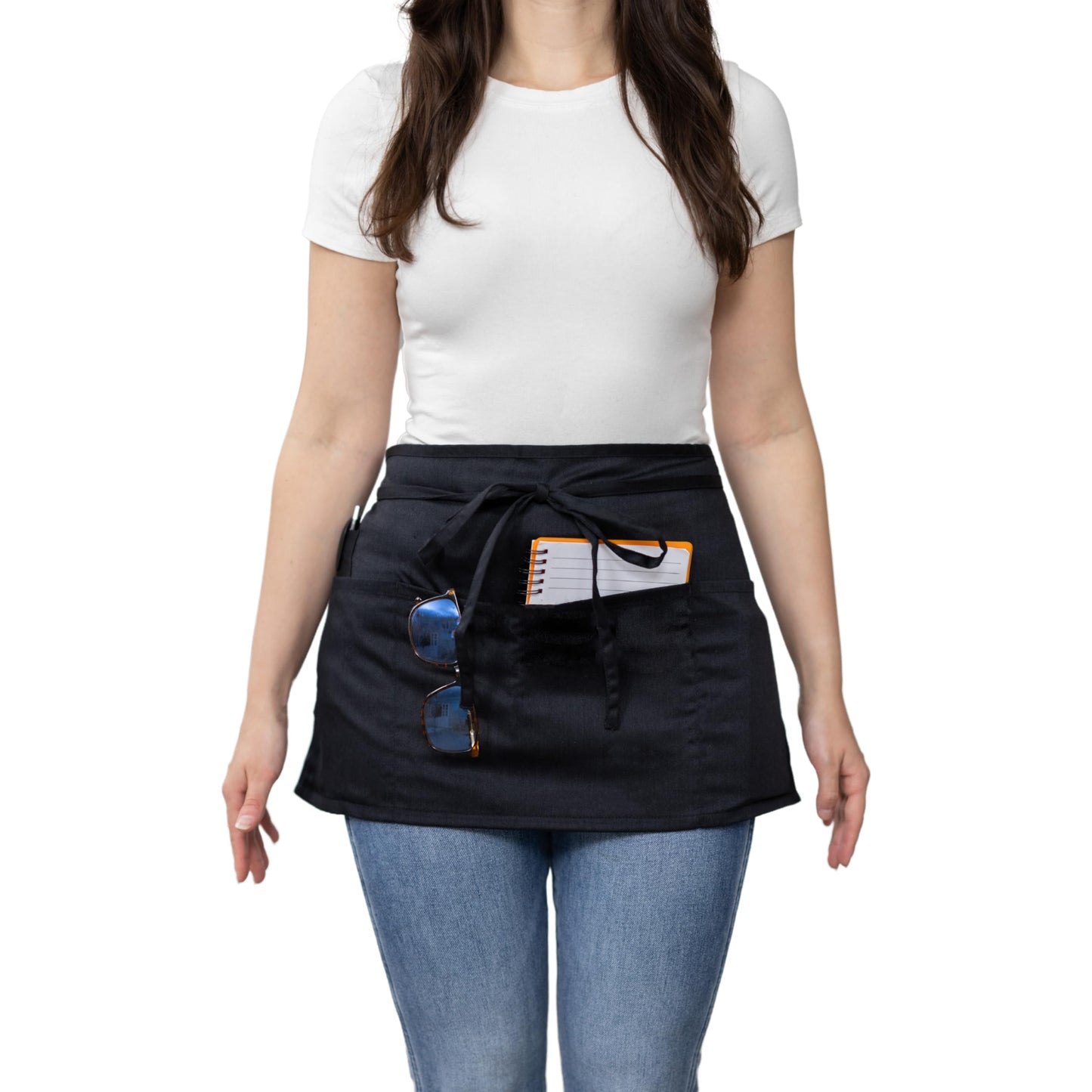 Half Waist Apron Black