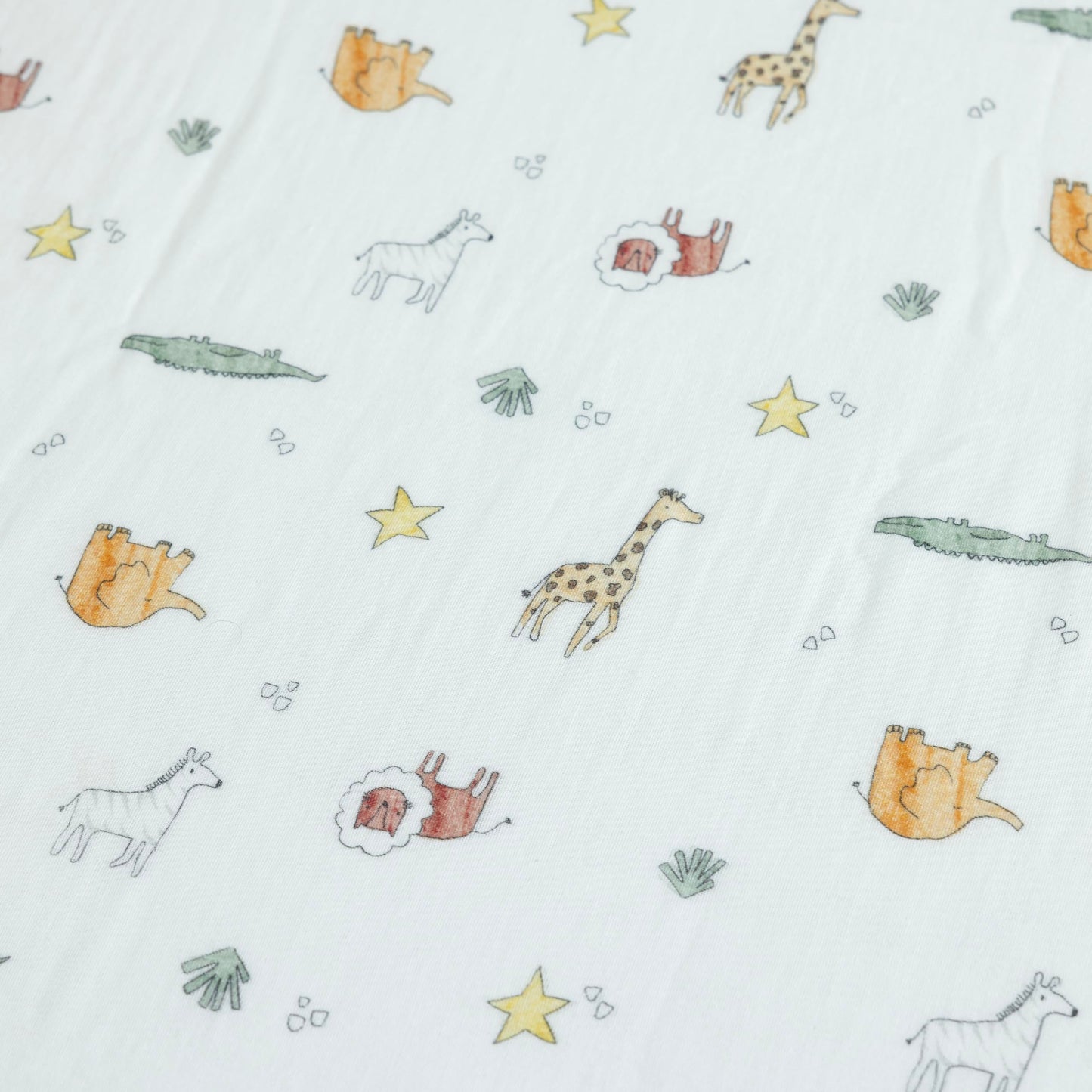Standard Muslin Crib Sheet,Crib Sheets 1-Pack,100% Cotton For Unisex | Animal