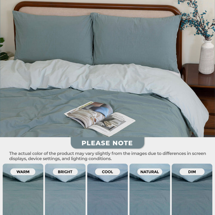 Dreamology Reversible Duvet Cover Set