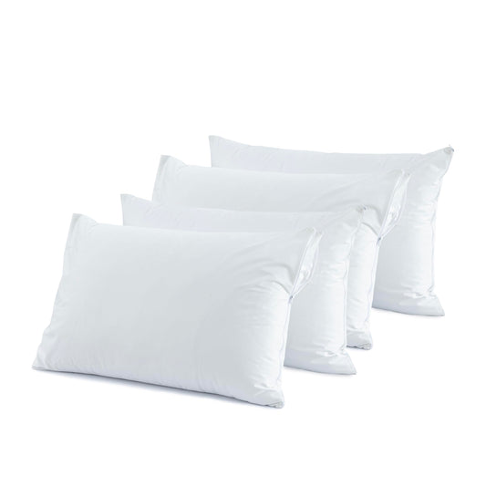 Waterproof Pillow Protectors with Zipper,4 Pack