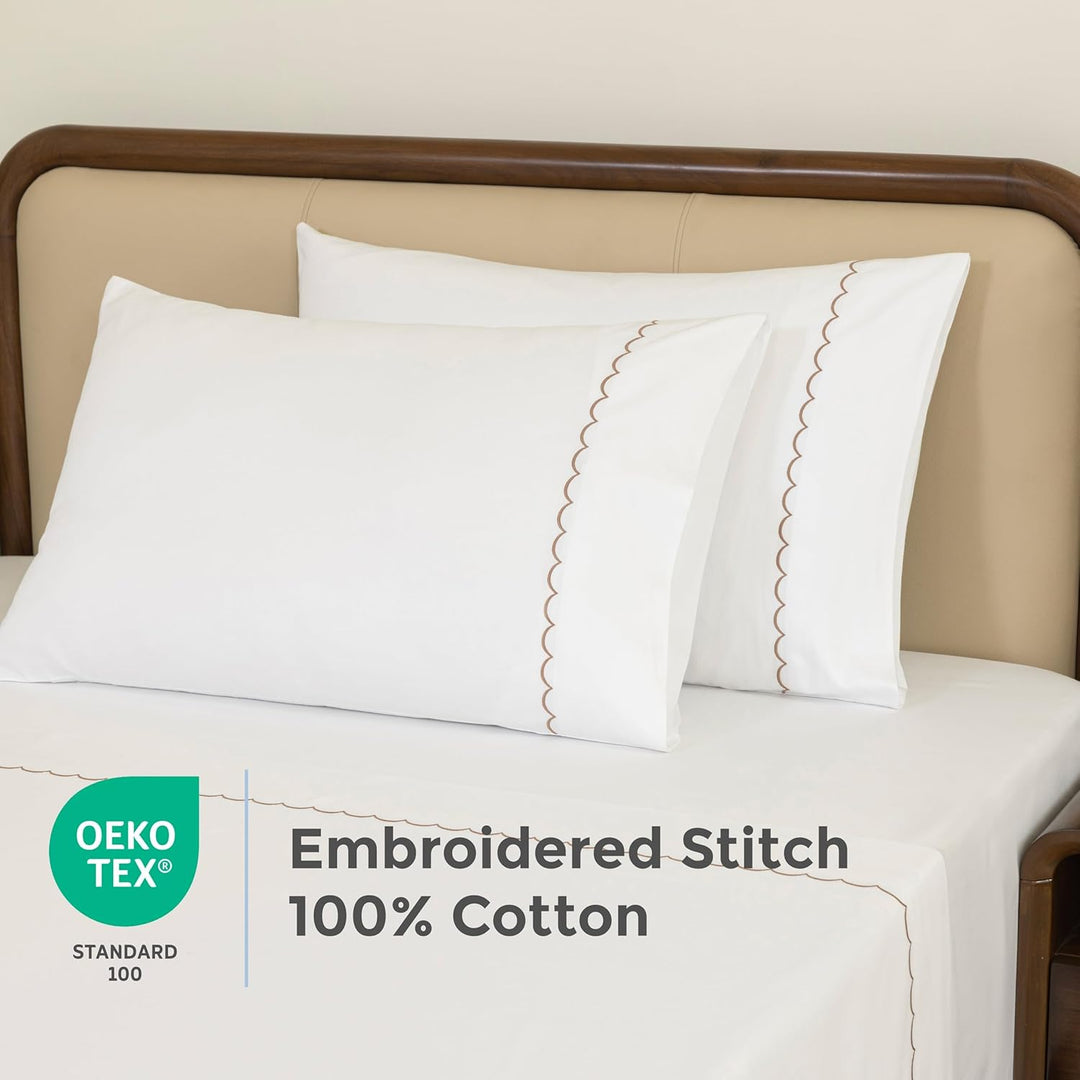 100% Cotton Sheets Set (Gold)