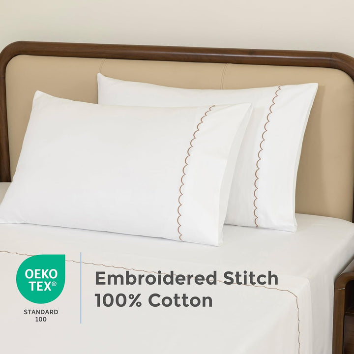 100% Cotton Sheets Set (Gold)