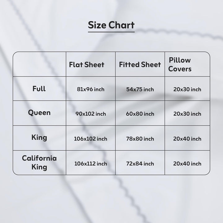100% Cotton Sheets Set (Gray)