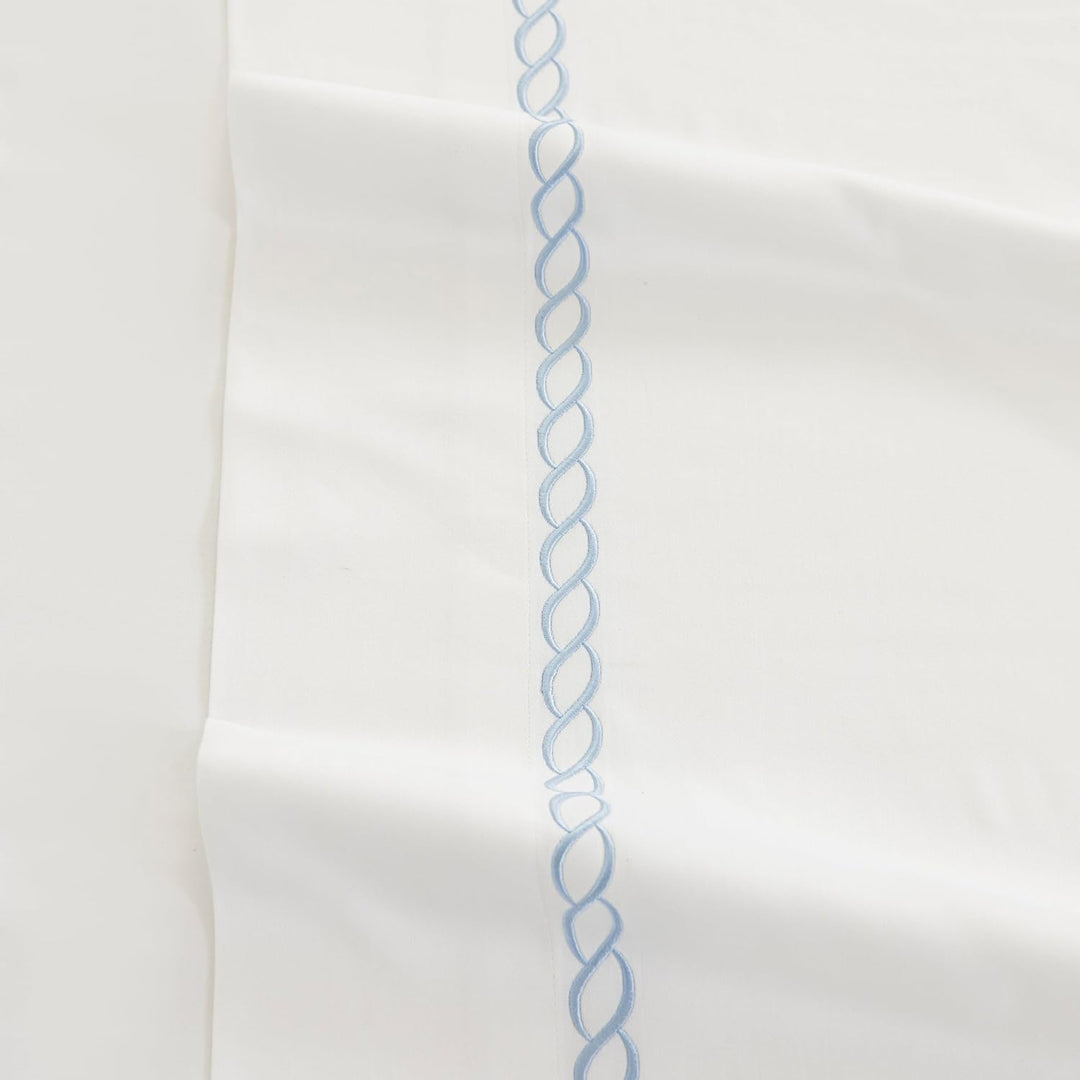 100% Cotton Sheets Set (Rope Sky Blue)