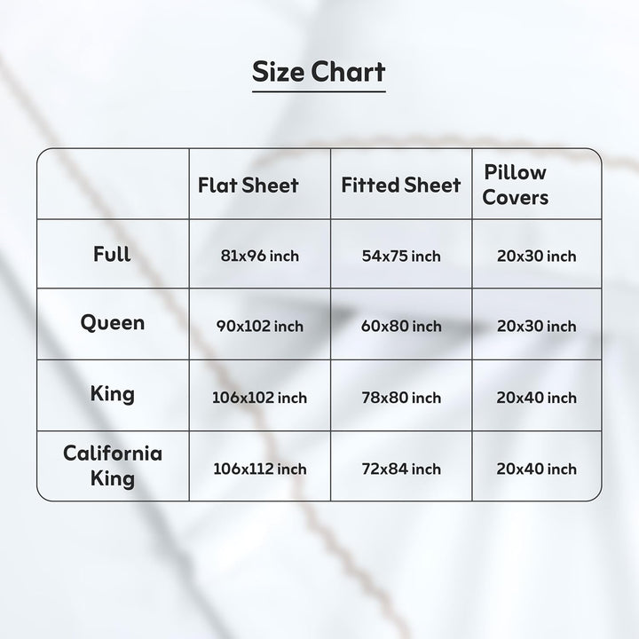 100% Cotton Sheets Set (Brown)