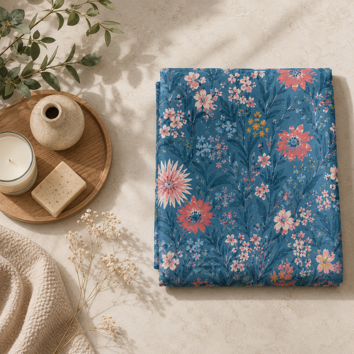 Dreamology Fabric Shower Curtain (Garden)
