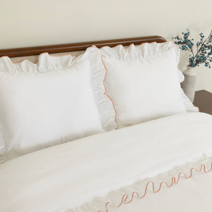 Dreamology Ruffle Duvet Cover (Pink)