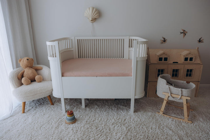 Muslin Crib Sheets Unisex Rose/Pink (Standard)