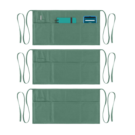 Half Waist Apron Green (3 Pack)