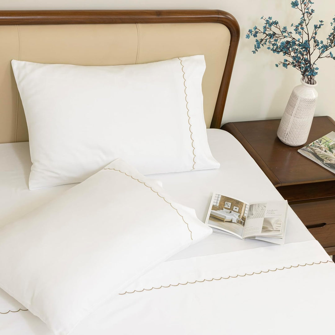 100% Cotton Sheets Set (Brown)