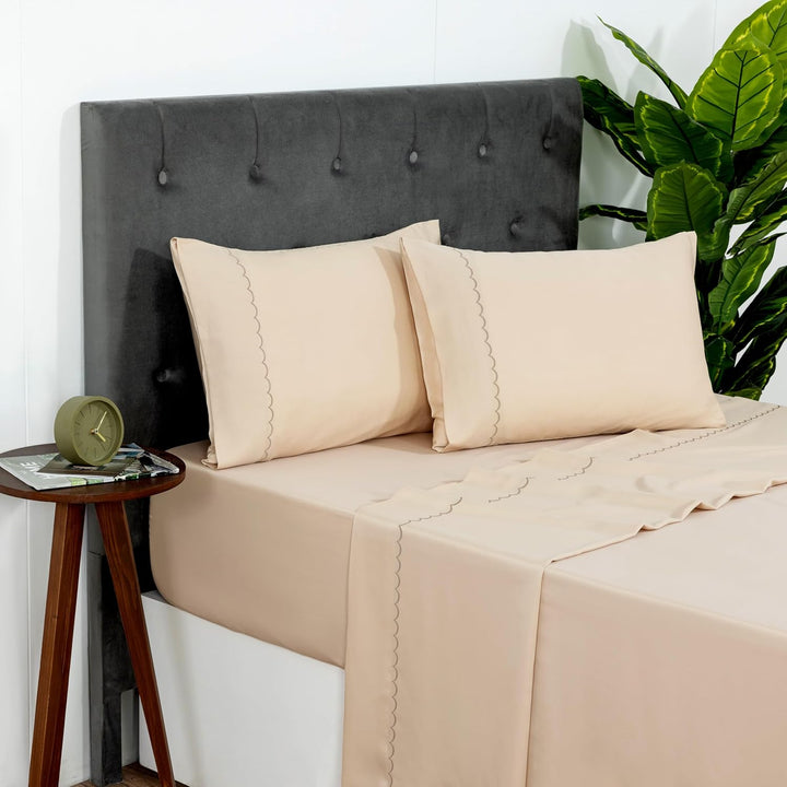 Tencel Lyocell Sheet Set (Almond Peach)