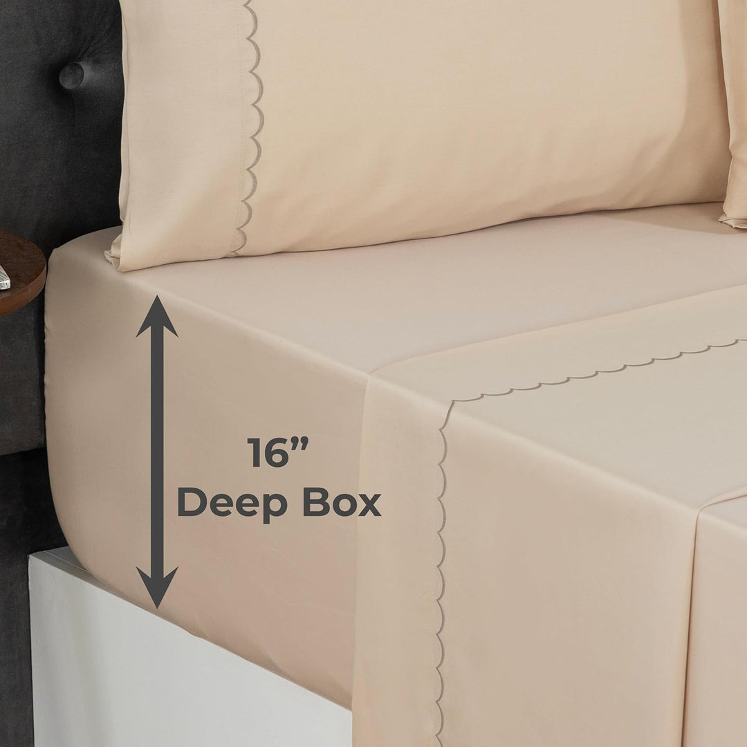 Tencel Lyocell Sheet Set (Almond Peach)