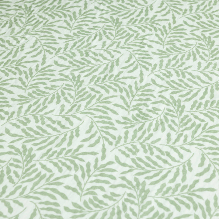 Muslin Crib Sheets Unisex Leaves (Standard)