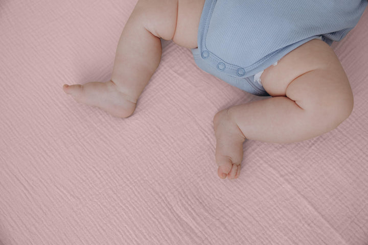 Muslin Crib Sheets Unisex Purple/Pink (Mini)