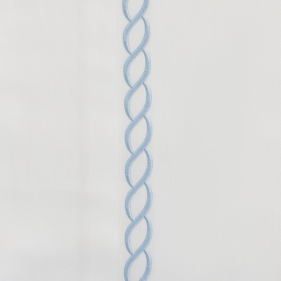 100% Cotton Sheets Set (Rope Sky Blue)
