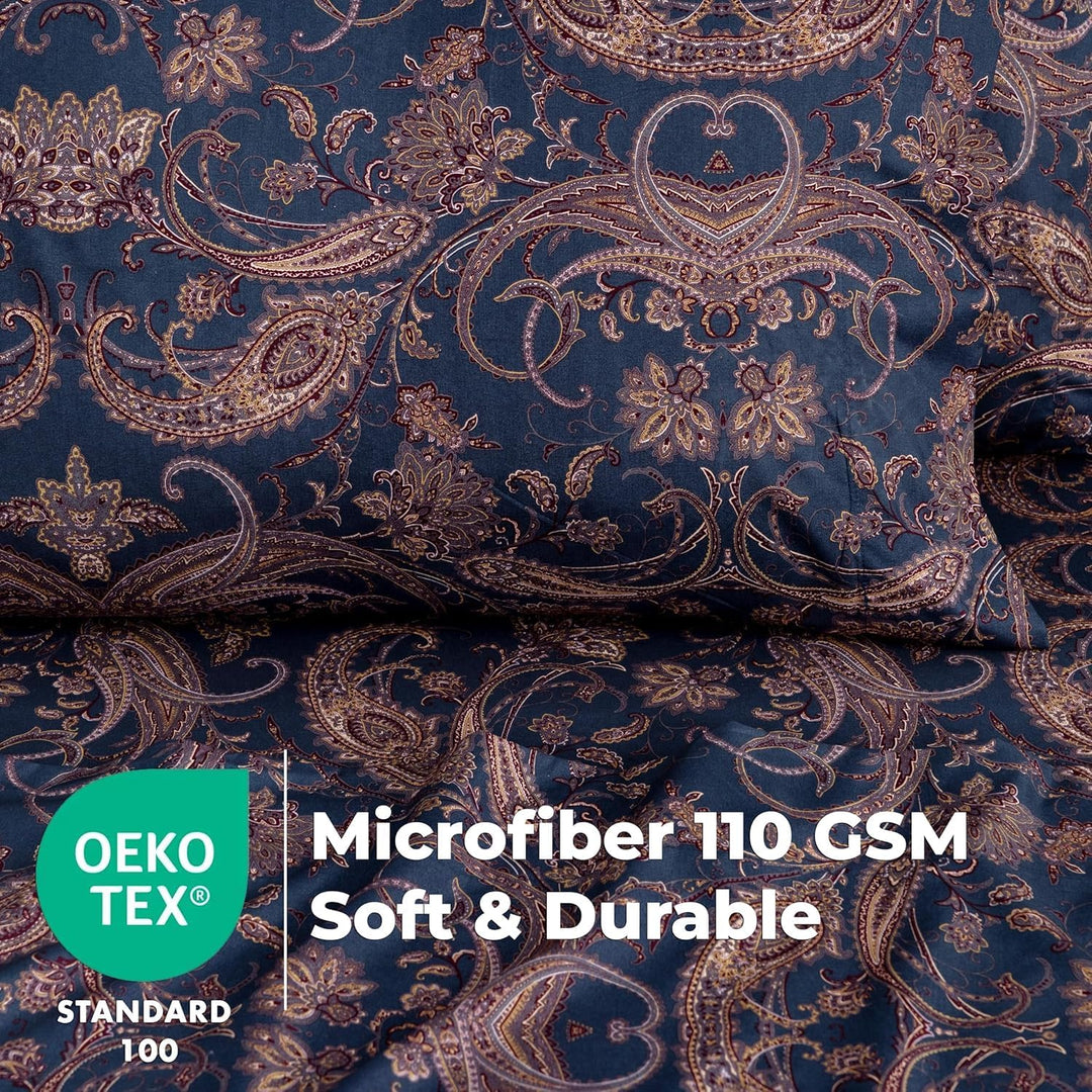 Microfiber Sheet Set (Paisely)