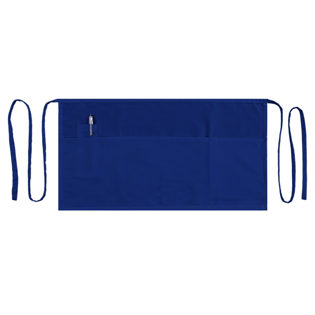 Server, Waist Aprons with 3 Pockets (Blue)