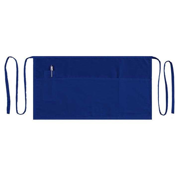 Server, Waist Aprons with 3 Pockets (Blue)