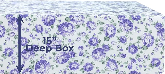 Microfiber Sheet Set (Purple Blossom)
