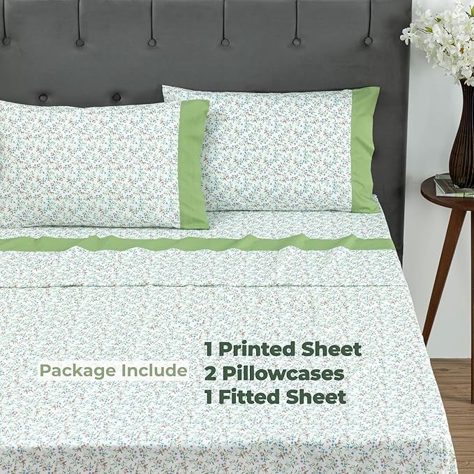 Microfiber Sheet Set (Ditsy Flower)