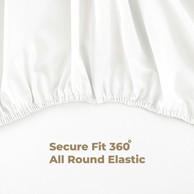 Cotton Percale Sheets Set (Gold)