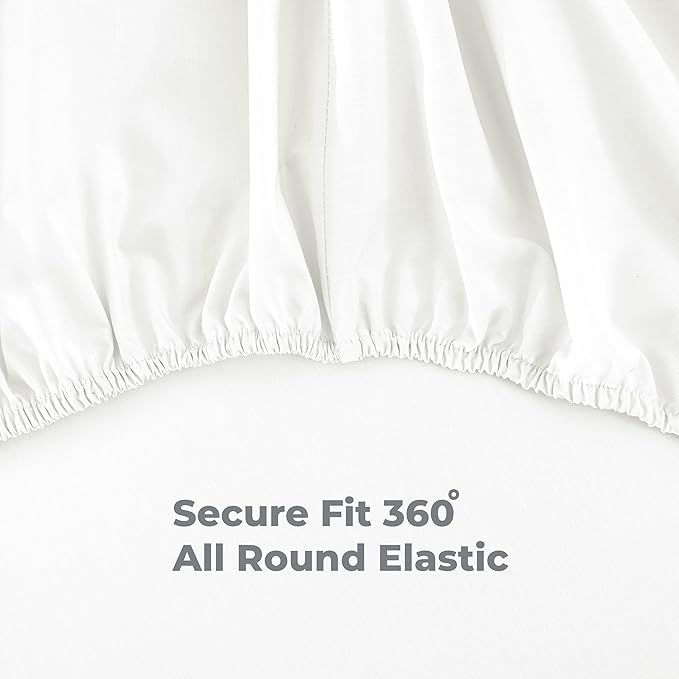 Cotton Percale Sheets Set (Gray)